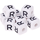 500 Kunststoff-Buchstabenwürfel in 10 mm – weiß : R