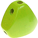 Fädelkörper, dreieckig : Gelbgrün