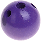 Fädelkörper, rund : Blaulila