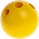 Fädelkörper, rund : Gelb
