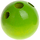 Fädelkörper, rund : Gelbgrün