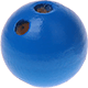 Fädelkörper, rund : Mittelblau