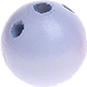 Fädelkörper, rund : Pastellblau