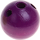 Fädelkörper, rund : Purpurlila