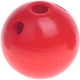 Fädelkörper, rund : Rot