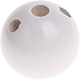 Fädelkörper, rund : Weiß