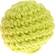 Häkelperlen in 18 mm : Lemon