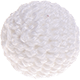 Häkelperlen in 18 mm : Weiß