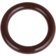 Wooden ring in 85 mm : Brown