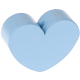 Motif bead: heart : Baby blue