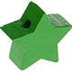 Motivperle: Stern mit 17-mm-Durchmesser : Grün