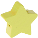 Motivperle: Stern mit 22-mm-Durchmesser : Lemon