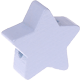 Motivperle: Stern mit 22-mm-Durchmesser : Pastellblau