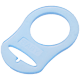 Silikonringe | Adapter für Schnuller : Babyblau