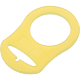 Silikonringe | Adapter für Schnuller : Gelb